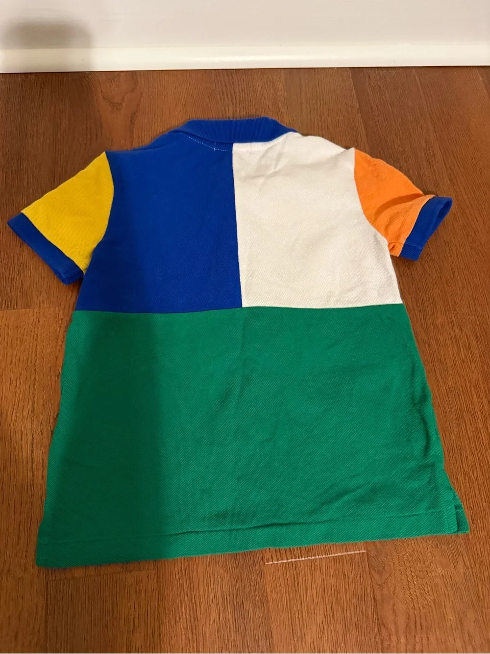Polo Ralph Lauren Toddler Big Pony Colorblock Mesh Polo Shirt Size 3/3T
